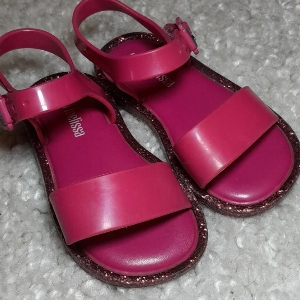 MINI MELISSA FUSHIA PINK MAR sandals Size 6